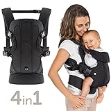 Fillikid - Ergonomische Babytrage/Kindertrage 4in1 - Bauchtrage, Rückentrage, variable Blickrichtung/mitwachsend, verstellbar - für Neugeborene & Kleinkinder (3,5-15 kg)