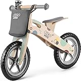 Holzlaufrad für Kinder Laufrad Holz Ricokids RC-610 Fahrrad Roller