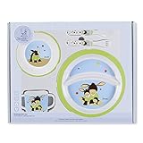 Sterntaler Geschirr-Set Emmi, Teller, Schale, Löffel, Gabel, Tasse, Alter: Für Babys ab 6 Monaten, Bunt