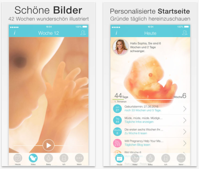 schwangerschafts app plus
