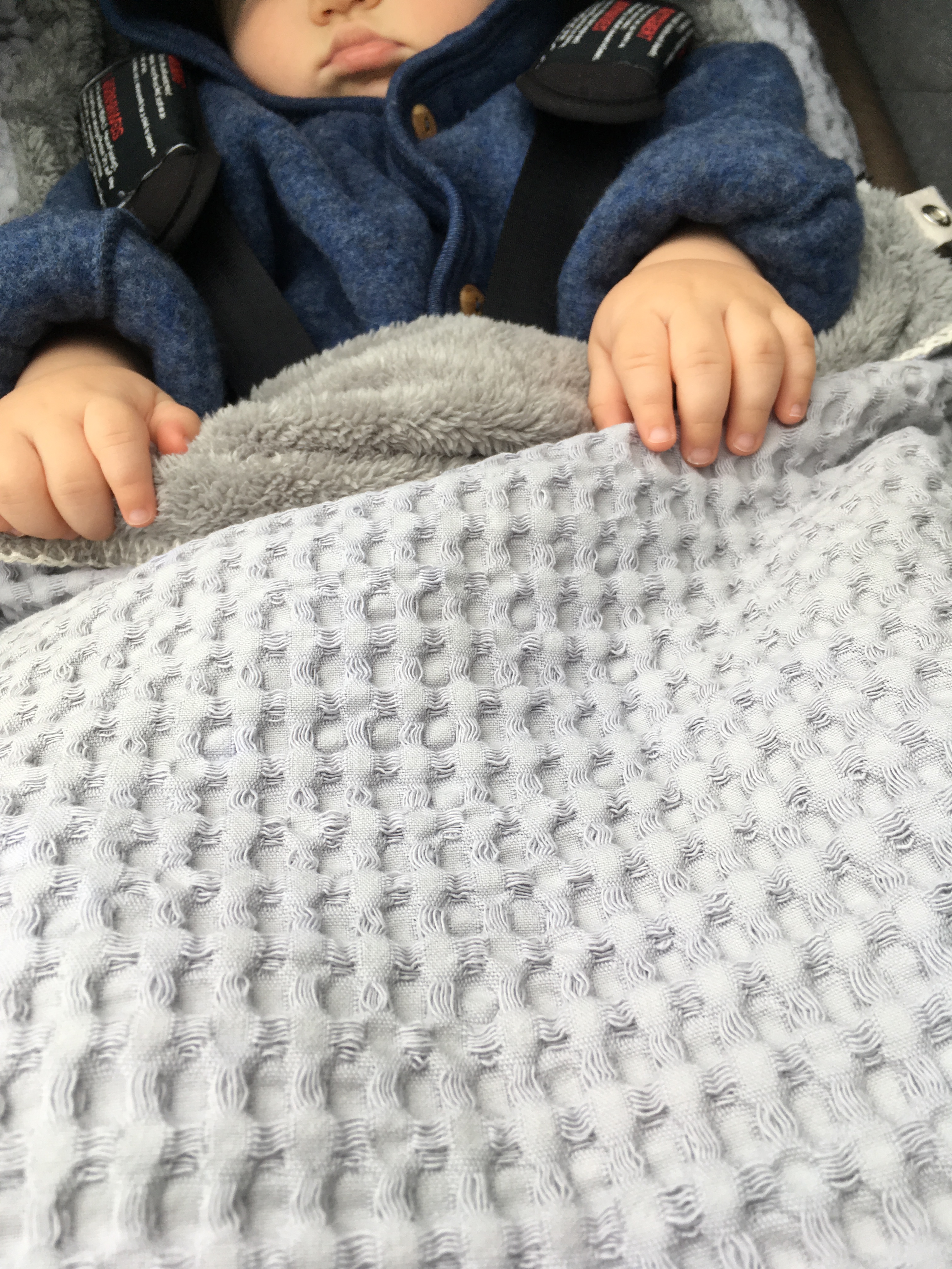 Wollwalk mit praktischem Fußsack